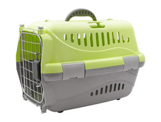 Контейнер для собаки ZooExpress 29x43x26см зеленый