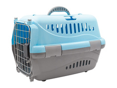 Контейнер для собаки ZooExpress 36x55x34см голубой