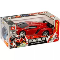Трансформер 2в1 Bondibot на радиоуправлении робот и автомобиль ВВ4960-GW Bondibon