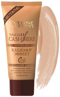 Тональный крем Eveline "Touch of Cashmere Effecte" тон теплый беж 40 мл