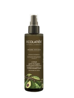 Спрей для укладки волос термозащитный ECOLATIER GREEN ORGANIC AVOCADO 200 мл