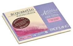 Альбом-склейка Fabriano Artistico Extra White Сатин для акварели 12 x 18 см 25 л 300 г