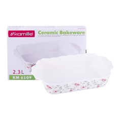 Форма керамическая для запекания 30,5*19*6см Kamille