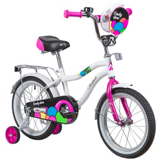 Велосипед Novatrack CANDY 16" белый