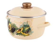 Кастрюля эмал сфер Avocado 3,0л Appetite