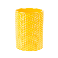 Подставка для столовых приборов Dolomite Honey, керамическая, 10 x 10 x 13,5 см