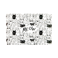 Салфетка сервировочная Nouvelle Home Meow, 43 x 28 см, полипропилен