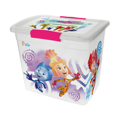 Ящик для игрушек Little Angel Фиксики, 37 x 27,4 x 31,3 см, 20 л