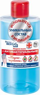 Мыло DoctorBerggi Жидкие перчатки антибактериальное чайное дерево и морская соль 460 мл