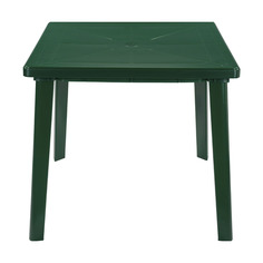 Стол для дачи обеденный Стандарт Пластик 217525 80х80х71 см болотный