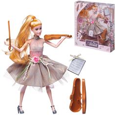Кукла Junfa Atinil Цветочная гармония со скрипкой 28см, блондинка WJ-22279/блондинка
