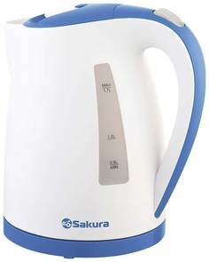 Чайник электрический SAKURA SA-2346WBL White/Blue