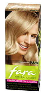 Краска для волос «Natural Colors», тон 352 шампань Fara