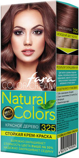 Крем-краска для волос Fara Natural Colors 325 Красное дерево Русская Косметика