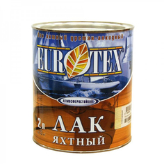 Лак яхтный Eurotex, алкидно-уретановый, глянцевый, 2 л