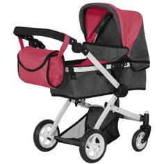 Коляска для кукол Carrello Maestro 2 в 1 Deep Red
