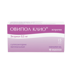 Овипол Клио свечи вагинальные 0,5 мг 15 шт. Фармаприм