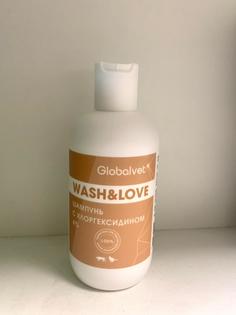 Шампунь для кошек и собак Globalvet Chlorohexidine, универсальный, хлоргексидин 4%, 250 мл