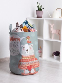 Корзина для игрушек JoyArty Теплые зимние пожелания 35x50 см