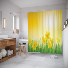Штора для ванной JoyArty «Несравненное цветение» 180x200