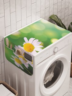 Органайзер "Милые ромашки" на стиральную машину, 45x120 см Ambesonne