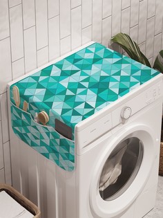Органайзер "Геометрический орнамент" на стиральную машину, 45x120 см Ambesonne