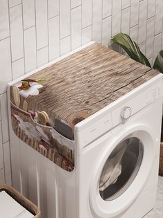 Органайзер "Цветущая ветка" на стиральную машину, 45x120 см Ambesonne