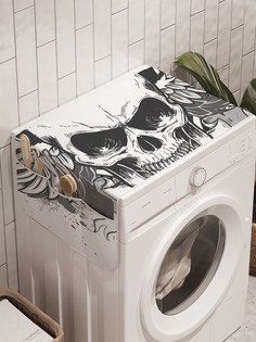 Органайзер "Угроза с крыльями" на стиральную машину, 45x120 см Ambesonne