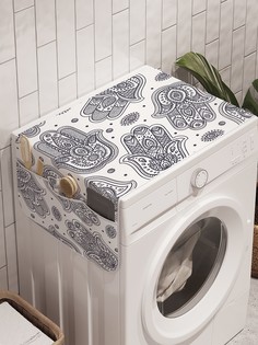 Органайзер "Защитная стена" на стиральную машину, 45x120 см Ambesonne