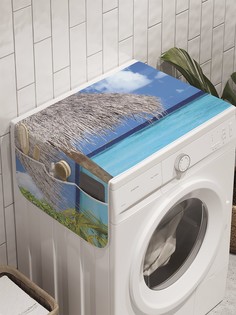 Органайзер "Натуральный зонт" на стиральную машину, 45x120 см Ambesonne