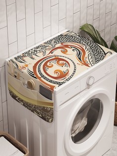 Органайзер "Миф о драконе" на стиральную машину, 45x120 см Ambesonne