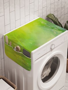 Органайзер "Цветочное желание" на стиральную машину, 45x120 см Ambesonne