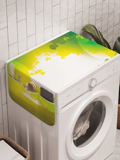 Органайзер "Лесные лучи" на стиральную машину, 45x120 см Ambesonne