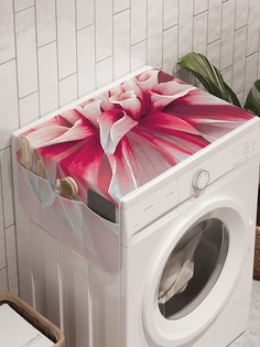 Органайзер "Жизнь с цветами" на стиральную машину, 45x120 см Ambesonne