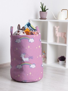Корзина для игрушек JoyArty Единорог на радуге 35x50 см