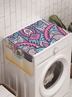 Органайзер "Амулет в форме ладони" на стиральную машину, 45x120 см Ambesonne