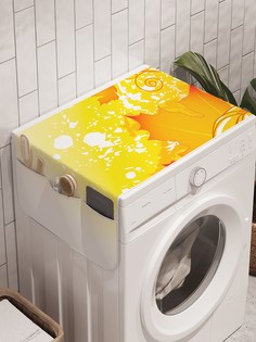Органайзер "Цветущая тыква" на стиральную машину, 45x120 см Ambesonne