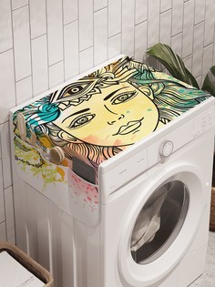 Органайзер "Мудрая женщина" на стиральную машину, 45x120 см Ambesonne