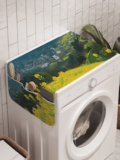 Органайзер "Долина за городом" на стиральную машину, 45x120 см Ambesonne
