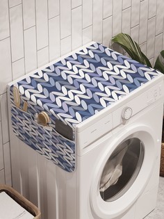 Органайзер "Традиции плетения" на стиральную машину, 45x120 см Ambesonne