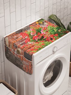 Органайзер "Стена дома" на стиральную машину, 45x120 см Ambesonne