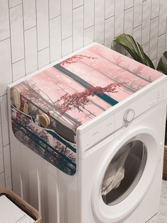 Органайзер "Призрачный лес" на стиральную машину, 45x120 см Ambesonne