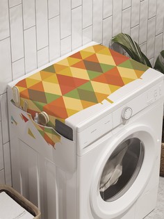 Органайзер "Стеклянный дождь" на стиральную машину, 45x120 см Ambesonne