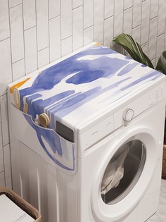 Органайзер "Солнечный дождь" на стиральную машину, 45x120 см Ambesonne