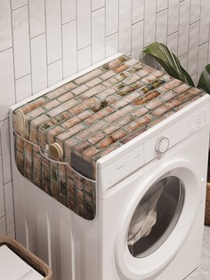 Органайзер "Круглая стена" на стиральную машину, 45x120 см Ambesonne