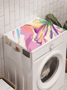 Органайзер "Красавица в платье" на стиральную машину, 45x120 см Ambesonne