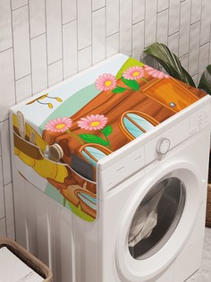 Органайзер "Пчелиная ферма" на стиральную машину, 45x120 см Ambesonne