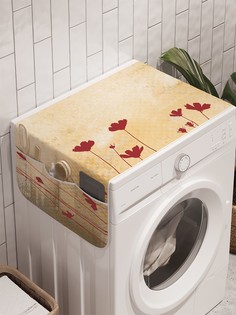 Органайзер "Весенние чудеса" на стиральную машину, 45x120 см Ambesonne