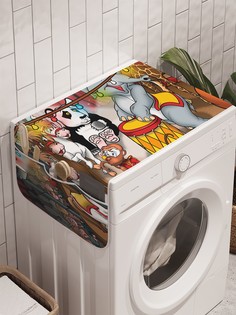 Органайзер "Цирковая вечеринка" на стиральную машину, 45x120 см Ambesonne