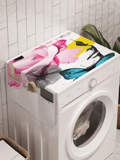 Органайзер "Цветочный балет" на стиральную машину, 45x120 см Ambesonne